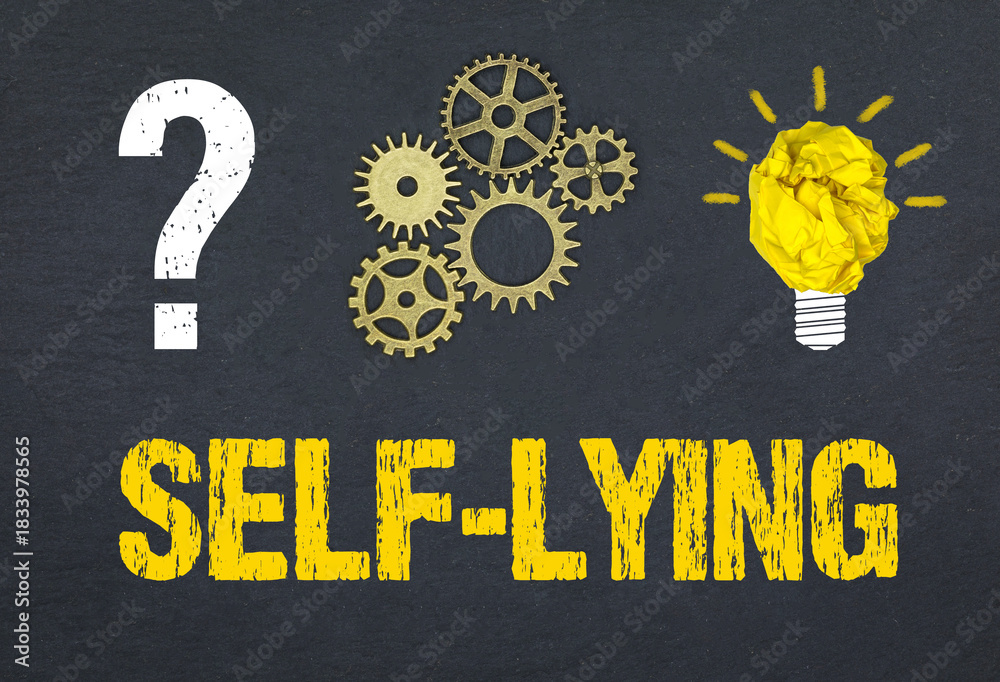 Naklejka premium Self-lying 