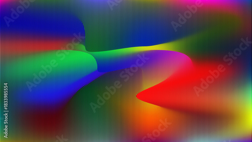 Vibrant abstract colorful gradient lines modern background pattern