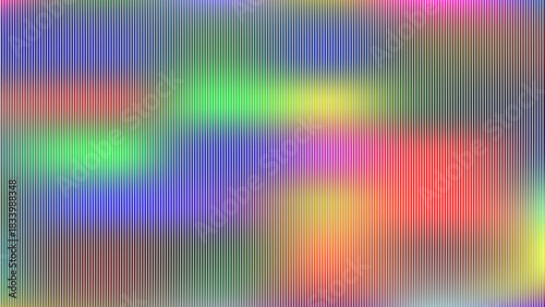 Dynamic iridescent linear gradient texture with vertical lines