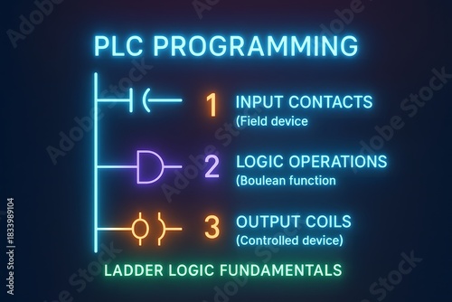 PLC Ladder Logic Programming and Industrial Automation Training