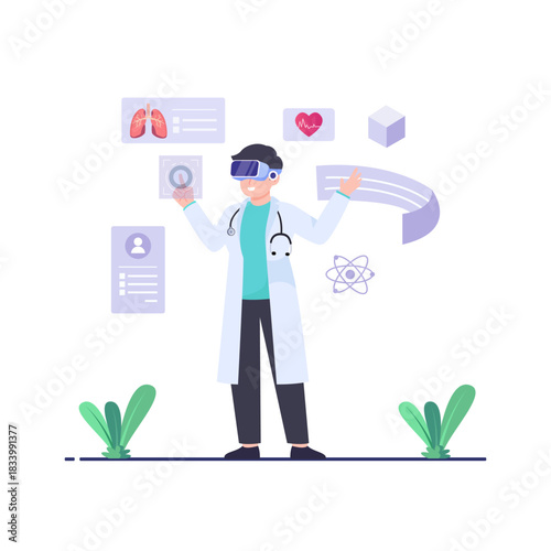 Virtual Reality Medical Simulation: A Doctor's Interactive Examination of Human Anatomy Using VR