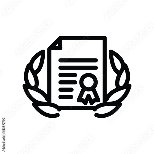 grant outline icon vector design good for web or mobile app