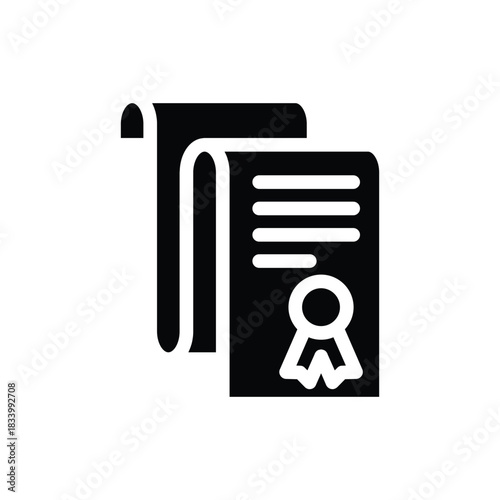 agreement solid icon vector design good for web or mobile app