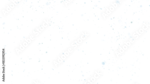 Snow Overlay for Design Projects With Transparent Background