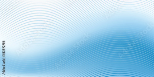 design Aesthetic clear blue sky set. Summer season blue pastel colored vertical line vector banner. abstract vector line ilustration.