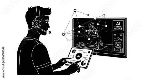 Ai fitness analysis and coaching with technology