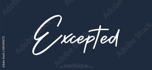 Abstract minimal creative alphabet fonts. Flat twisted Regular font