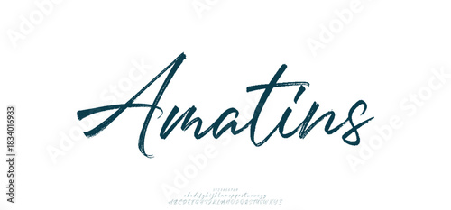 Elegant Font. Luxurious Glamour Exclusive Light Regular Font. Uppercase Lowercase and Number. Minimal Fashion Design