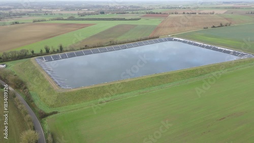 Réserve d'eau agriculture - Drone