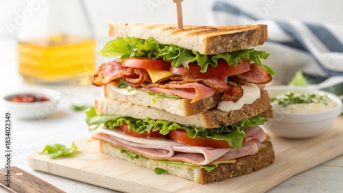 Stacked Club Sandwich: Delicious Layers