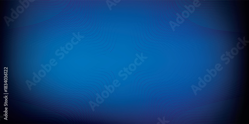 Abstract pixelated deep blue gradient background with dark vignette edges.