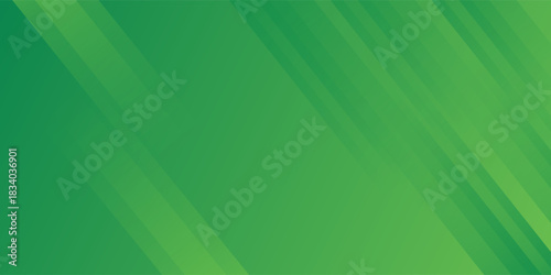 Green abstract background with geometric shapes gradient color for presentation design. Suit for business, corporate, institution, conference, party, festive, seminar, and talks.