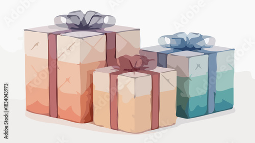 Beautifully wrapped gifts for birthdays, holidays, or special occasions offer excitement and joy