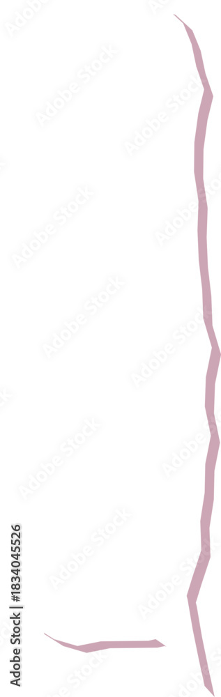 Obraz premium Wavy Torn Paper Edge Speech Bubble