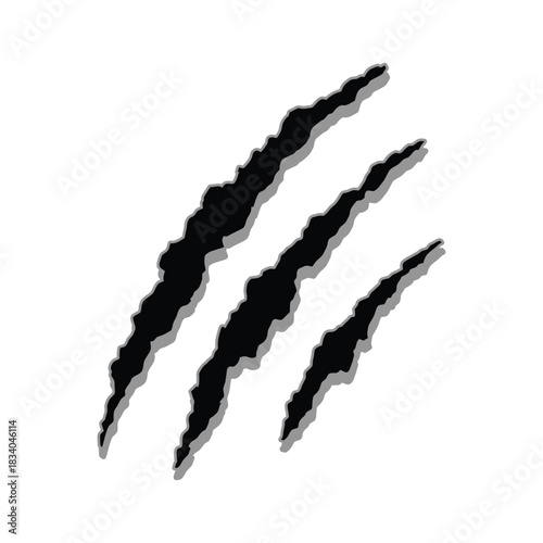 Beast Claw Marks Graphic Scratch Tear Vector