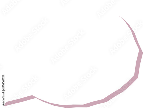 Abstract Torn Paper Speech Bubble