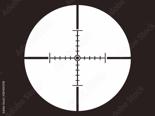 sniper scope vector illustration