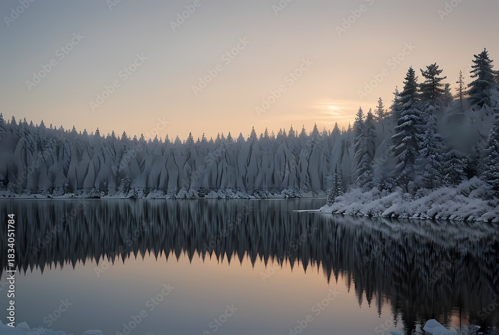 Fototapeta premium sunrise in the mountains