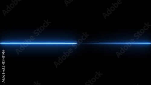 Wallpaper Mural Glowing neon light geometric line loop animation. Futuristic digital background in 4K. Torontodigital.ca