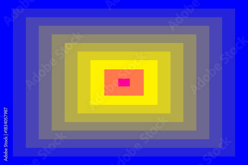 Concentric Color Gradient Squares