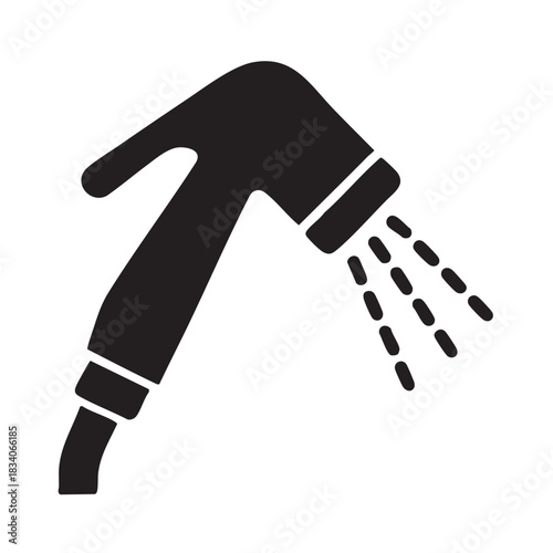 Bidet sprayer for personal hygiene bathroom fixture shower cleaning water stream and toilet