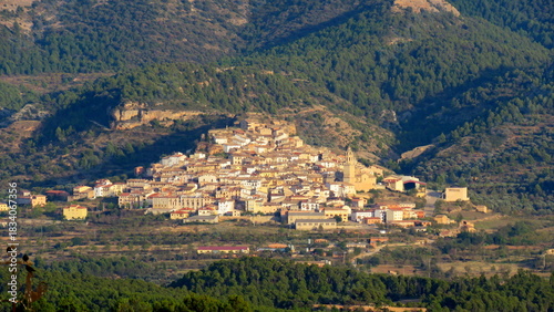 Peñarroya de Tastavins, village, Matarraña, Teruel, houses, mountain rural tourism