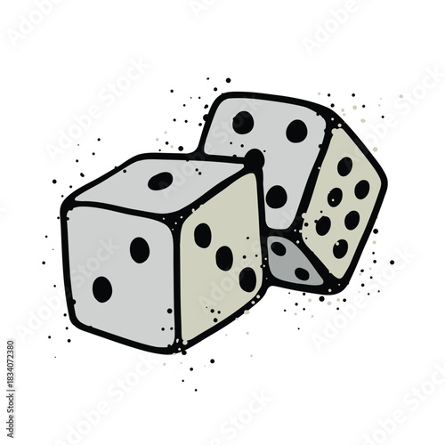 Dices Vector Illustration