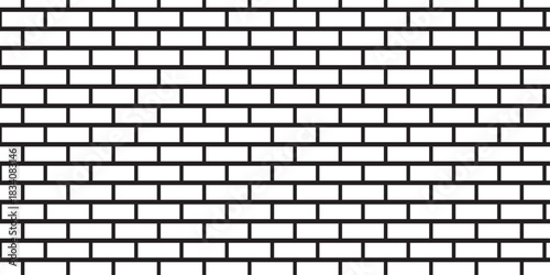 white blank retro cement row masonry structure brick wall row wallpaper texture design.	