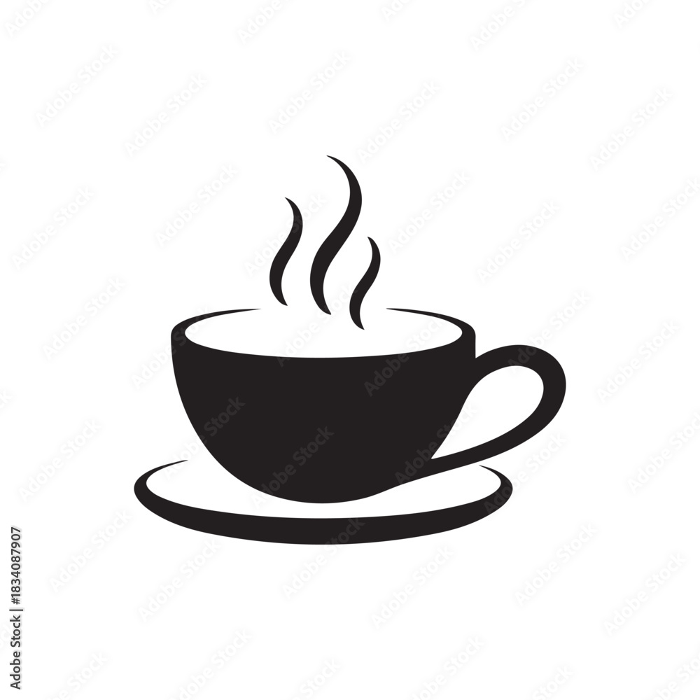 Obraz premium cup of coffee.vector eps 10