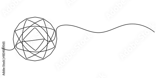 Diamond stone one continuous line drawing, for investment and business purposes. Continuous Line Drawing of Diamond Icon. Line art jewelry concept banner. Vector illustration