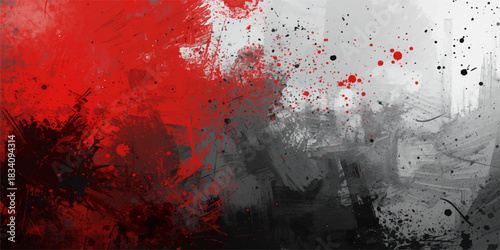 Dark vintage red grunge wall texture pattern with dirty paint drops and a textured blood color backdrop