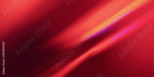 Flowing red silk and velvet texture create an elegant wave pattern design for a soft textile backdrop