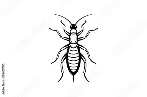 insect vector, icon vector illustration, insect silhouette of a insect isolated on a white background, eps, png, svg,  vector,