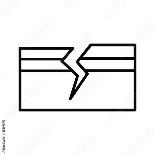 Broken Credit Card Icon