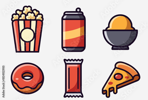 Tempting treats for a fun night snacks and sweets collection