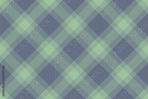 Surface fabric check textile, sale background plaid texture. Single tartan pattern vector seamless in pastel and slate gray colors.