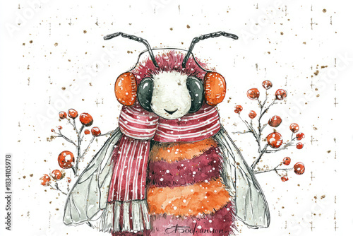 simple Christmas watercolor...