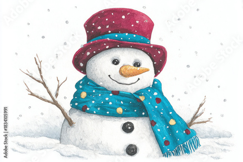 simple Christmas watercolor...