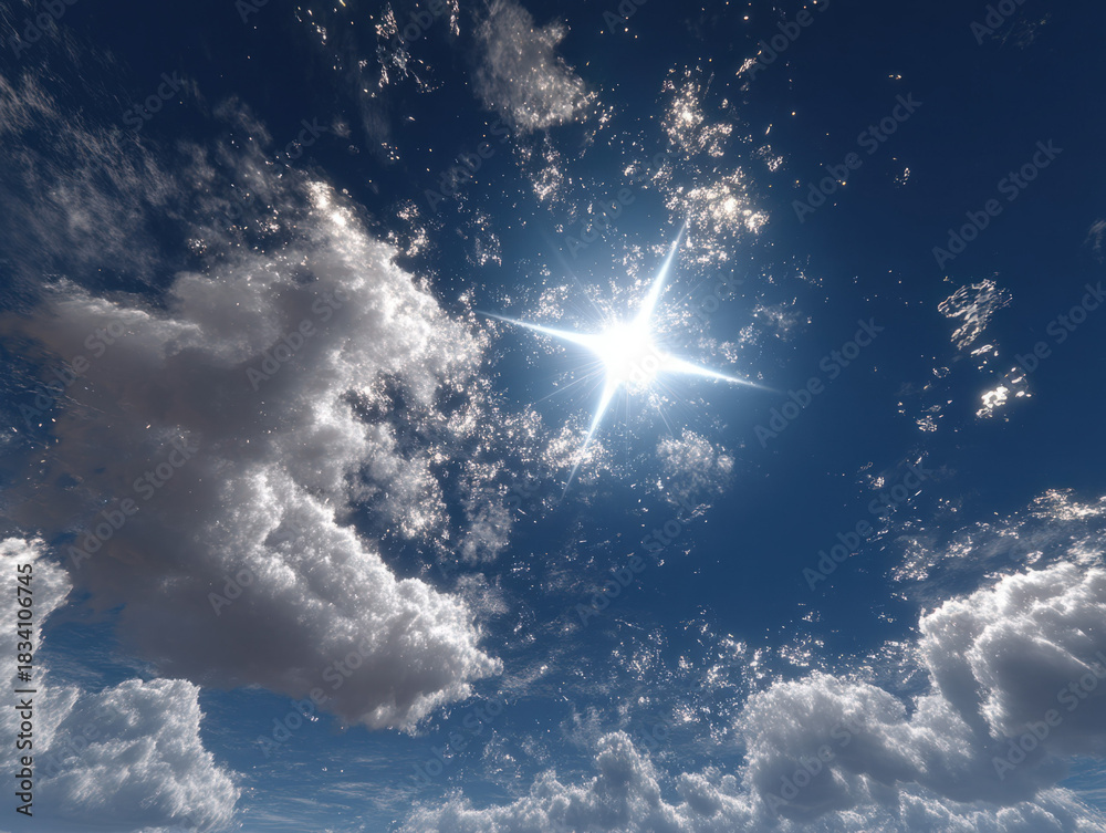 Obraz premium Sunny sky background