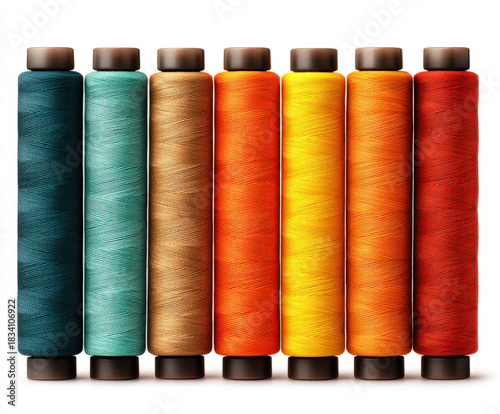 Thread isolated on white ba...