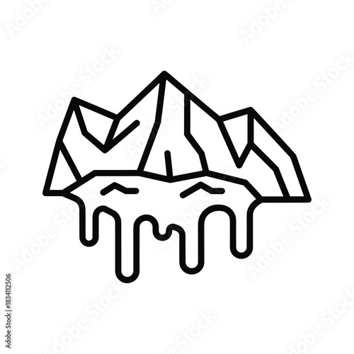 Test tube icon set on white background representing lab research and scientific experiment