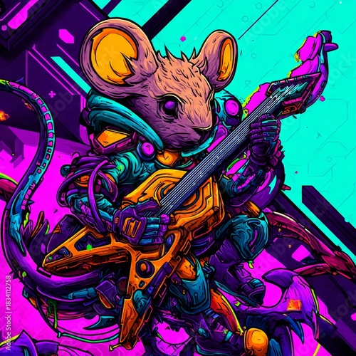 Anthropomorphic futuristic ...