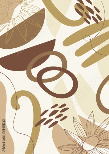 seamless pattern with flowers