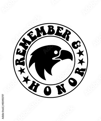 remember & honor svg