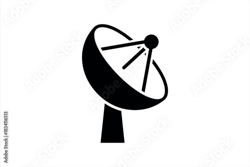 Satellite Dish Communication Icon