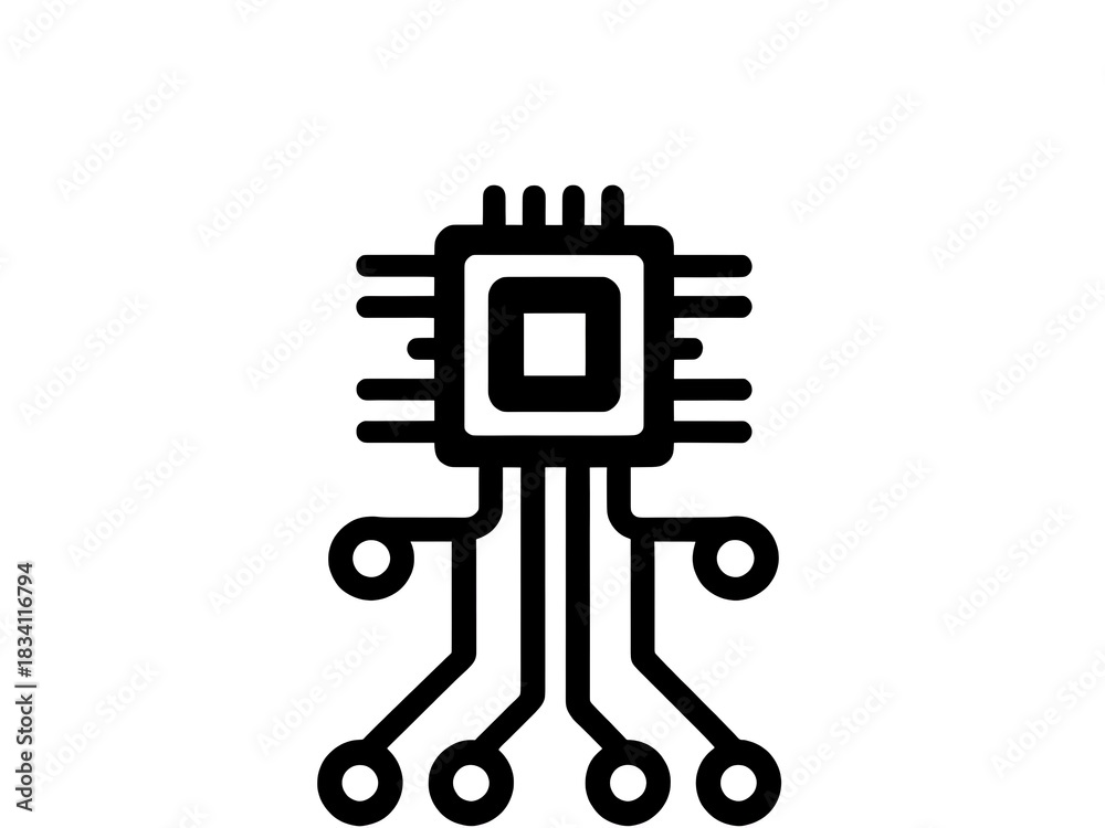 Fototapeta premium Computer chip