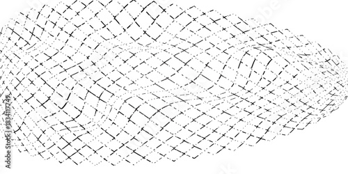 Curved net pattern. Seamless design for sportswear or equipment like soccer goals, volleyball nets, basketball hoops vector modern