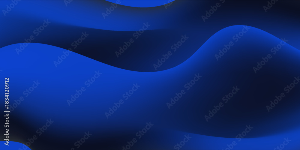 Fototapeta premium Futuristic illuminated background with vertical light lines and deep blue tones wave . suit for banner, web, brochure