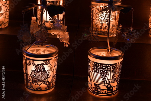 Weihnachtsschmuck am Christkindlesmarkt in Nürnberg 