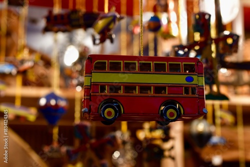 Weihnachtsschmuck am Christkindlesmarkt in Nürnberg 